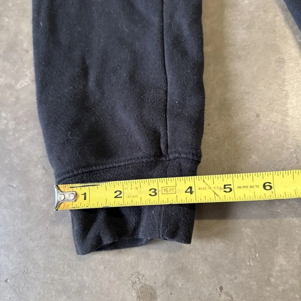 NIKE Jordan‎ Boy's Youth Classic Jogger Fleece Sweatpants S Spell Out Black Logo